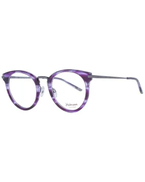 Ana Hickmann AH3124 Round Eyeglasses Purple Marble