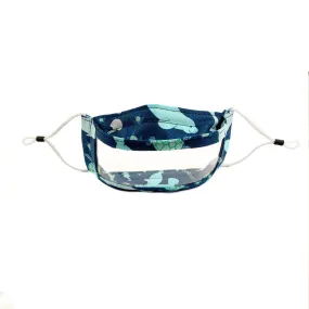 Anti-Fog Clear Window Face Mask - Under The Sea