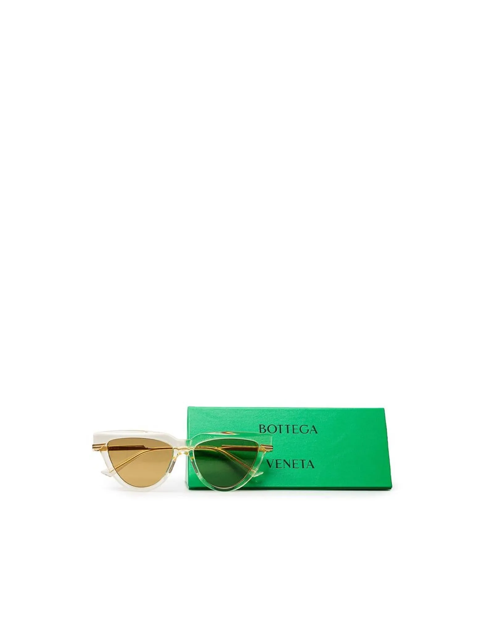 Bottega Veneta Acetate Square Frame Sunglasses