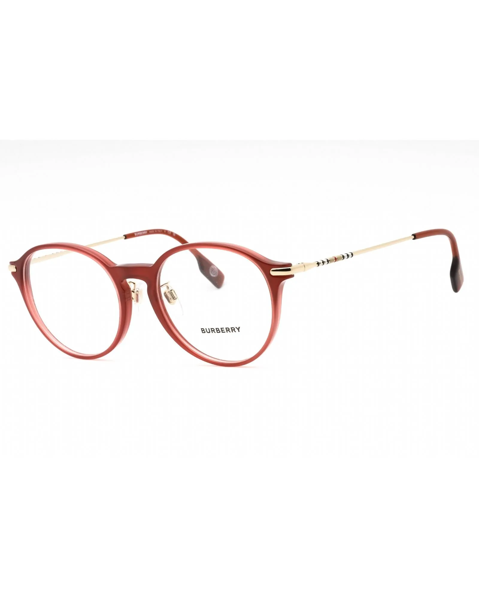 Burberry  BE2301F 3001 Round Eyeglasses in Red