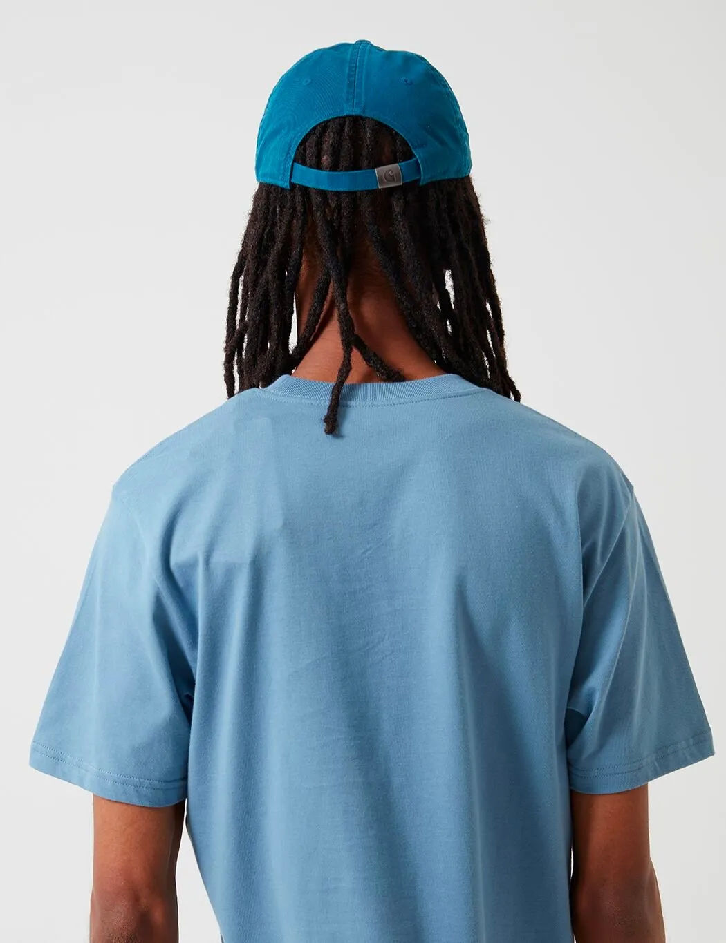 Carhartt-WIP Madison Logo Dad Cap (6-Panel) - Moody Blue