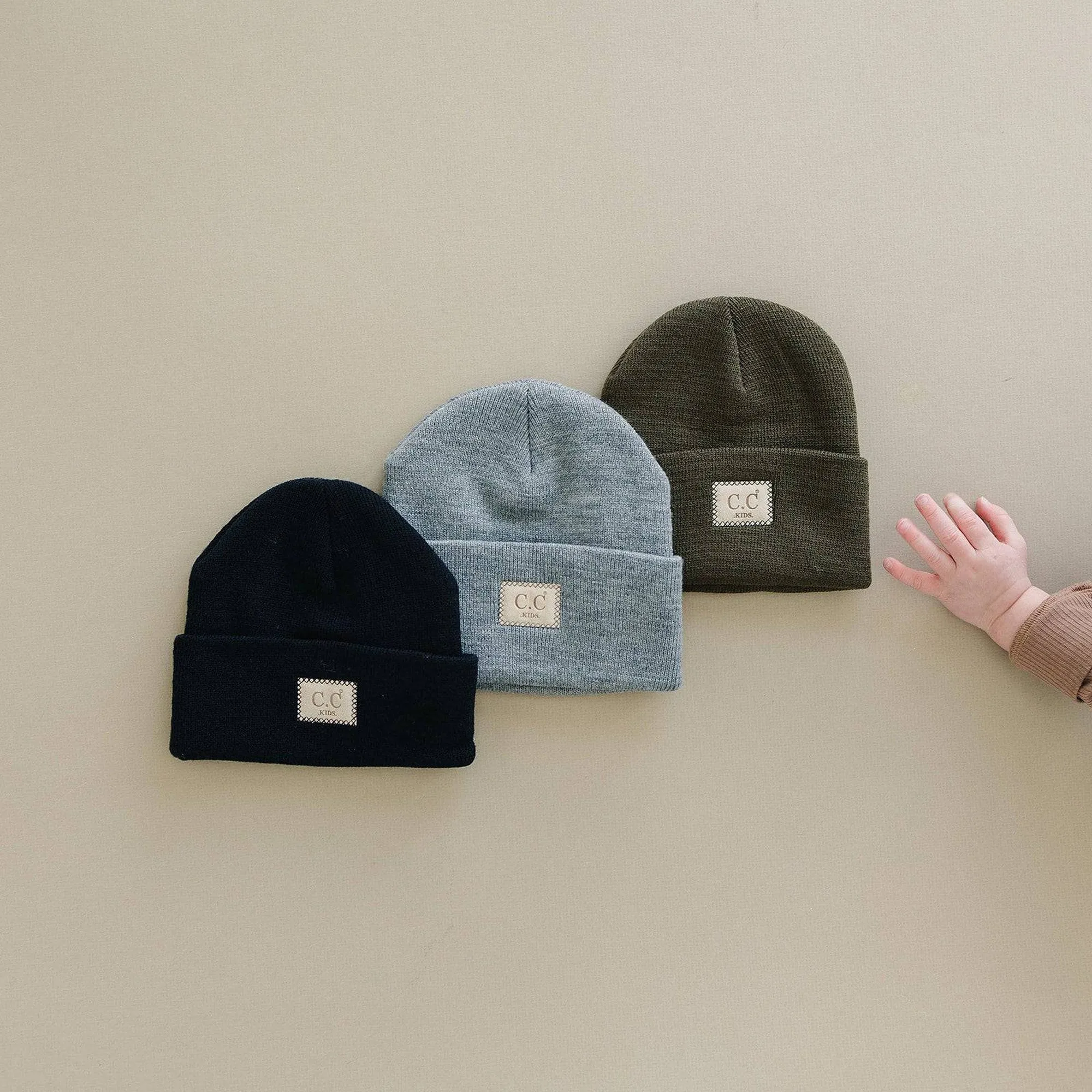 CC Baby Classic Unisex Ribbed Beanie Hats Accessories