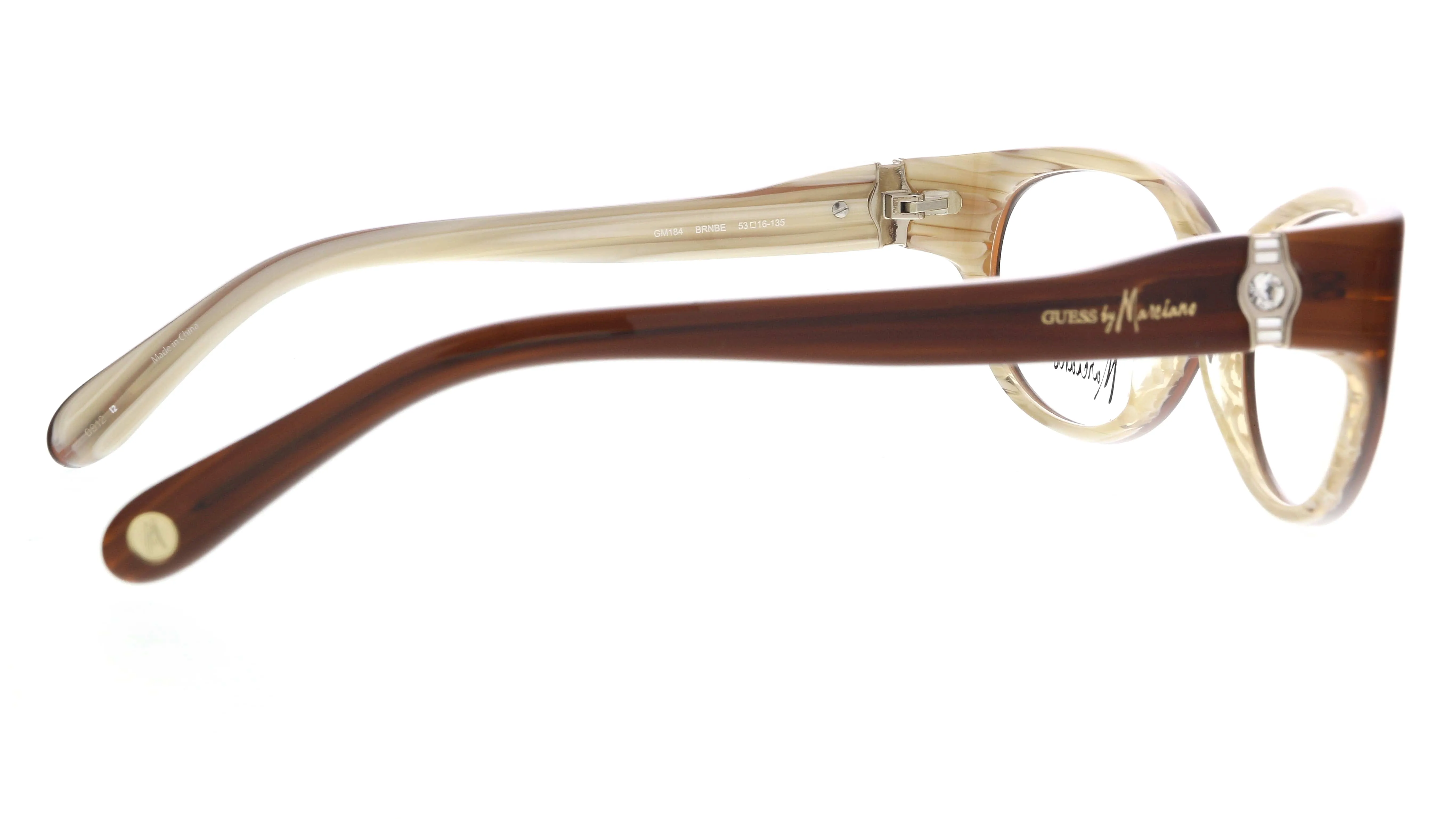 Guess by Marciano GM0184 E47 Brown Round Optical Frames