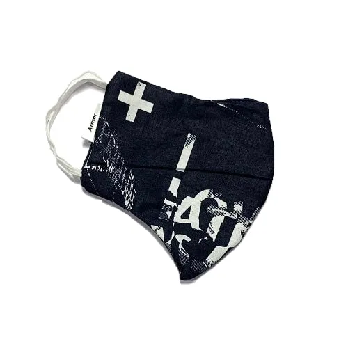 Unisex Cross Print Washable Face Masks