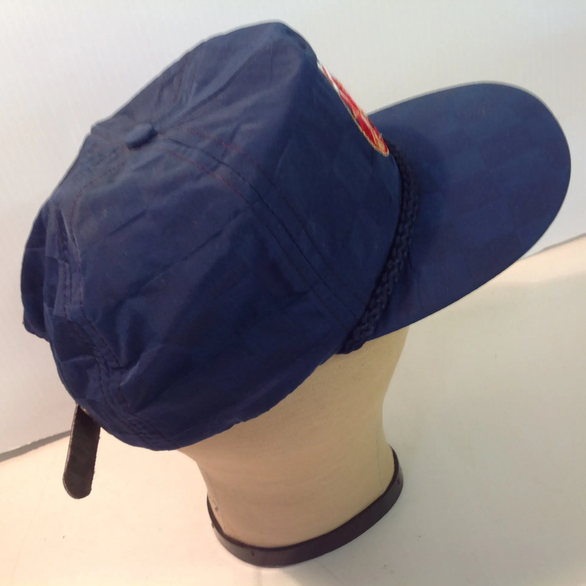 Vintage Imperial Headwear Navy Air Facility Atsugi Japan Golf Course Tournament Souvenir Navy Blue Baseball Cap