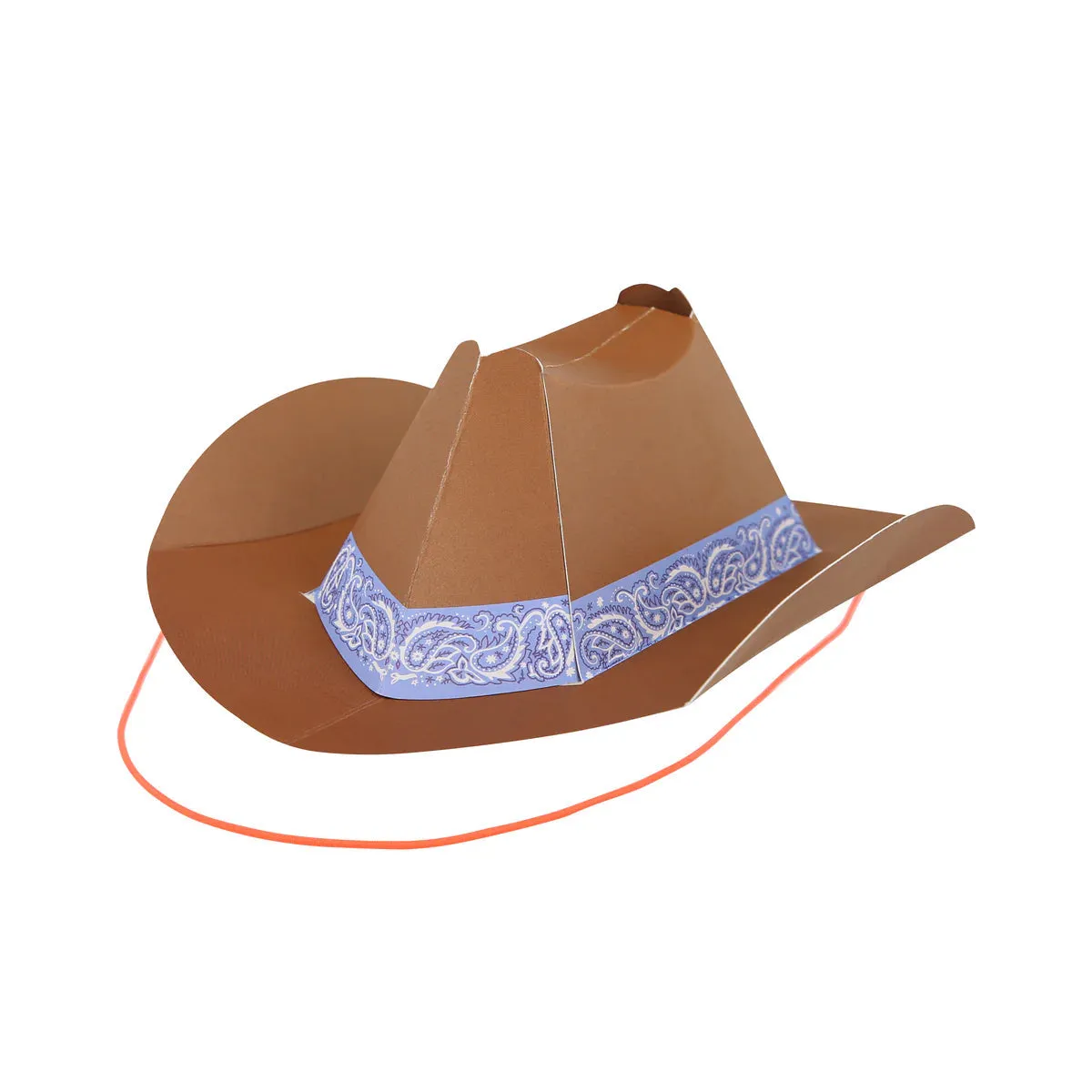 Western Mini Party Hats (x 8)